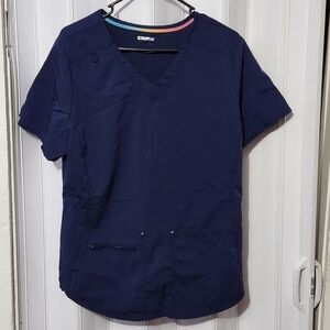 Scrubstar Navy Blue Scrub Top
